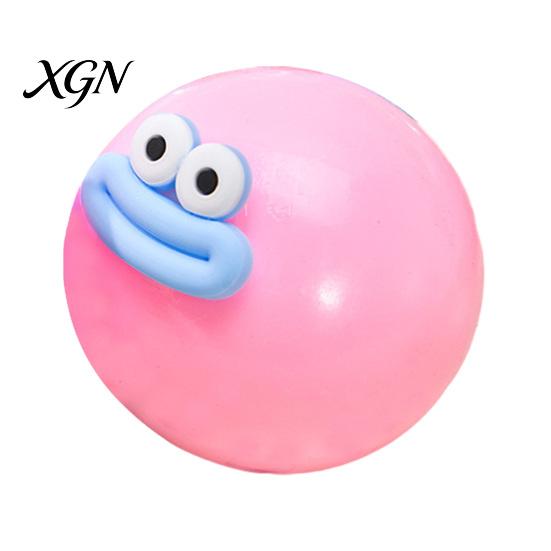 Tragbarer Stressabbau Cartoon Wurstmund Ball Spielzeug Linderung Große Augen Quetschen Angst Fidget Langsam Aufgehend Home Office Mitarbeiter Schreibtisch TPR