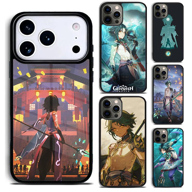 genshin impact Xiao Phone Case for iPhone 17 16 15 Pro Max Air 14 13 12 11 Plus Shockproof Cover