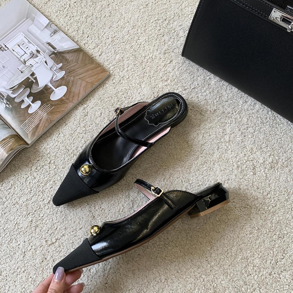 

мода Модные женские тапочки-слайды разноцветные золотые серебряные бежевые черные 2024 Новые поступления повседневные туфли-лодочки для вечеринок элегантные мокасины размер 39 7.5 чёрный