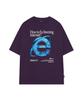 ODDSTUDIO Explorer Graphic Oversized T-Shirt - Dark Purple