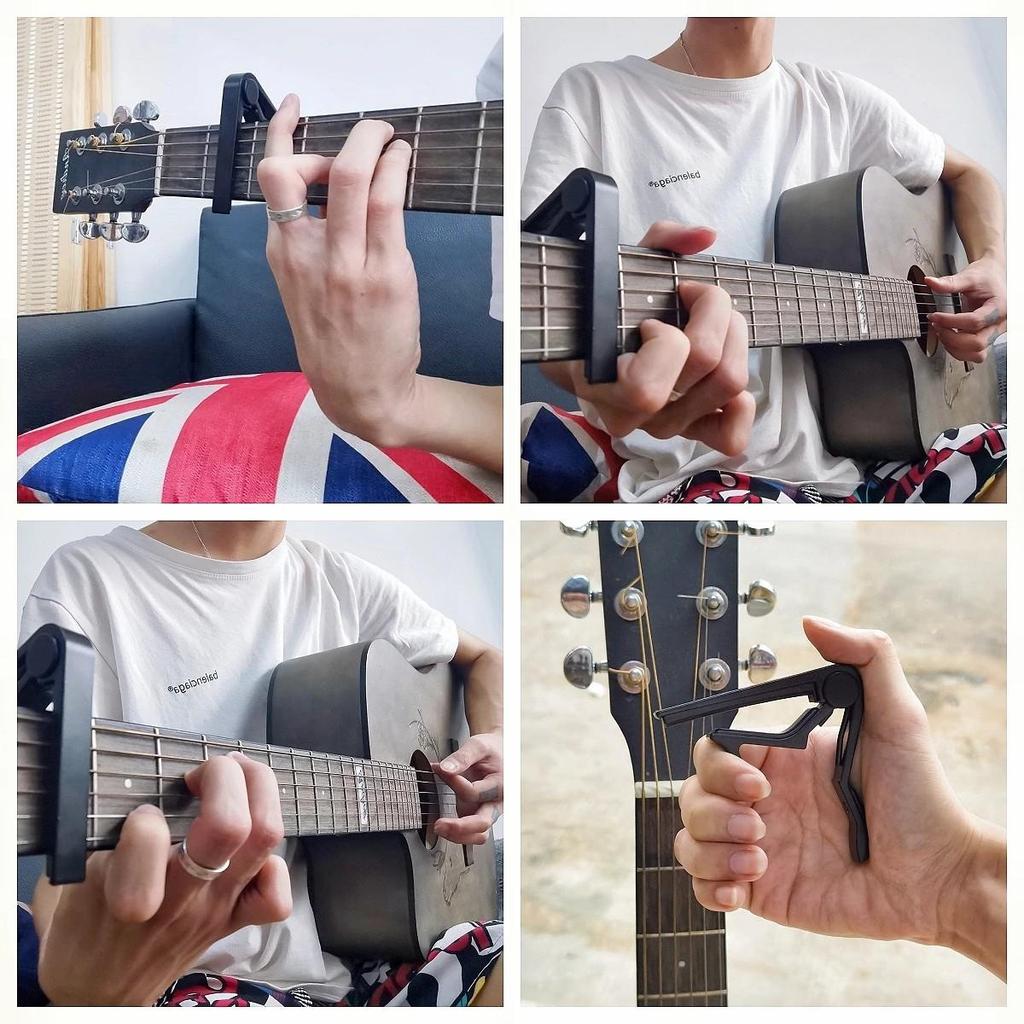 Gitarren-Capodaster-Stimmklemme für akustische, klassische und elektrische Gitarre