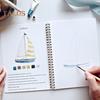 Watercolor Workbook 24 Colors Watercolor Painting Set with Brushes Spiral-Bound Water Coloring Book Art Craft Gifts for Beginners
