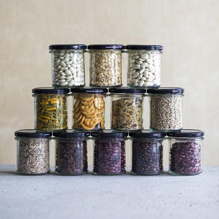 Jam jars with lids, 6 pcs, 346 ml