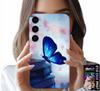 Etui Do Samsung Galaxy A04S - Niebieski Motylek, Motyl, Damskie Wzory
