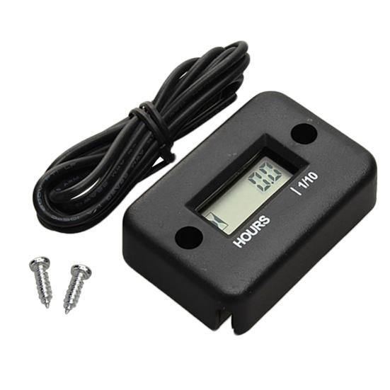 Dirt Bike ATV Motorbike Motorcycle Hour Meter Waterproof Digital LCD Counter