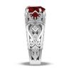 Elegant Women Ladies Rhinestone Princess Heart Shape Jewelry Wedding Ring