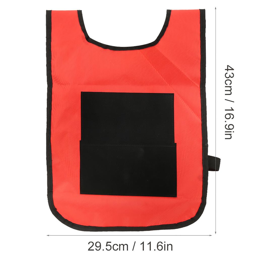 Dodgeball Tag Stickness Vest Outdoor Children Throwing Target Game with Balls for Kid red