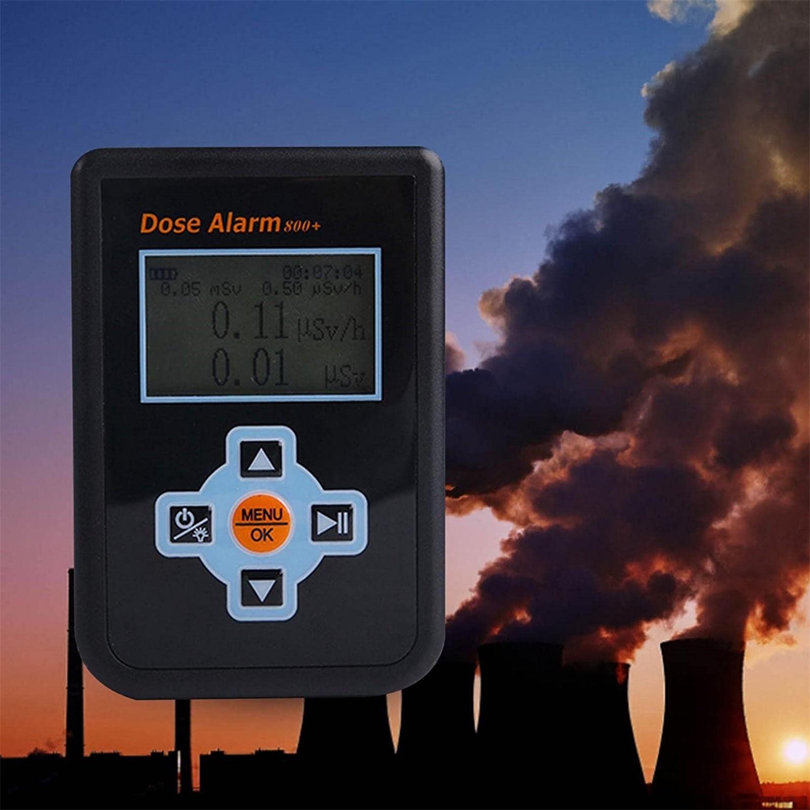 

Радіаційний детектор Лічильник Дозиметр Монітор Портативний радіаційний детектор Детектор One Size чорний