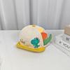 Dino Kids Sun Hat With Embroidered Animal Design For Toddlers 624 Months