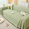 Cotton Gauze Sofa Cover Full Coverage Simple One Piece Blanket Universal All Season Couch Slipcover