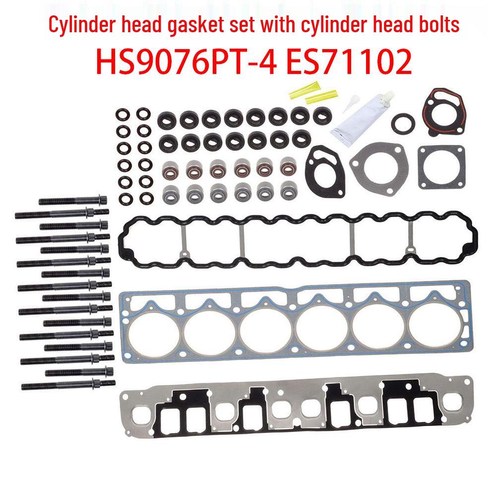 

Cylinder Head Bolt & Gasket Set for Grand Cherokee 99- 01 (HS9076PT-4, ES71102) Cylinder Head Bolt and Gasket Set