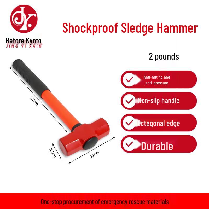 Heavy Duty Shockproof Demolition Hammer 2lb
