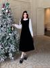 Spring 2026 Plus Size Sweet Temperament Two-Piece Slimming Dress