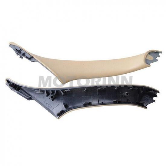Beige Right+Left Interior Inner Door Trim Pull Handle Fits BMW F10 F11 2010~2016