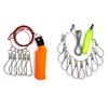 Fishing Stringer Live Fish Lock Aluminum Alloy Silicone Fish Stringer Clip Fish