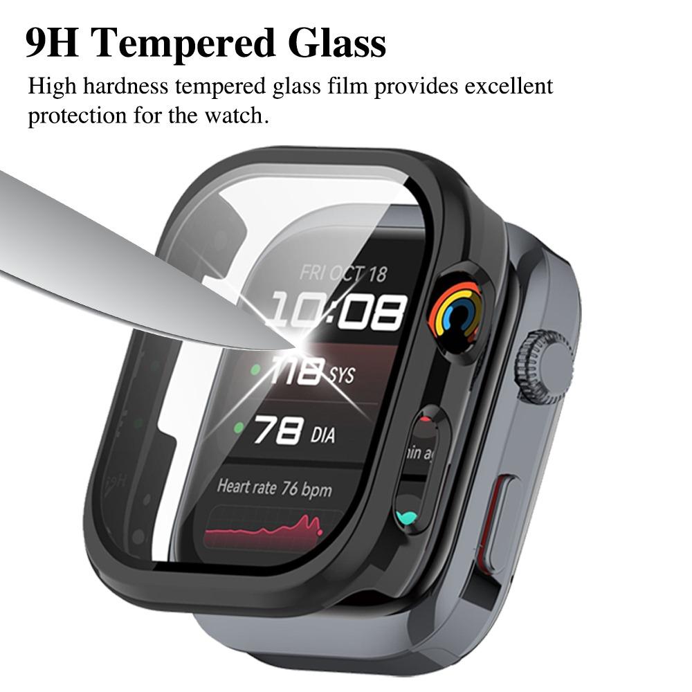 Funda de cristal templado y policarbonato para Huawei Watch D2. Protector de pantalla antiarañazos. Funda protectora para accesorios de Huawei Watch D2.