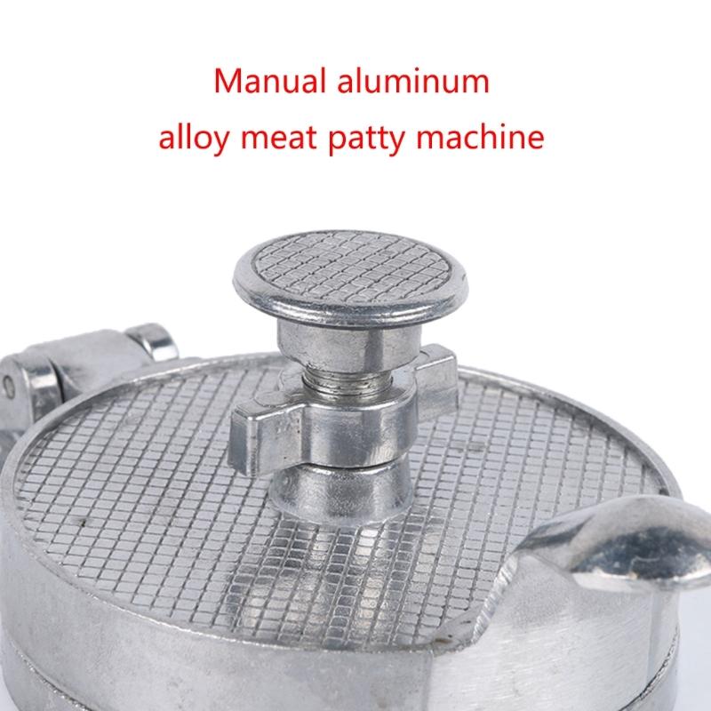 Burger Press Patty Maker Aluminum Alloy Patty Maker NonStick Hamburger Mold for Kitchen BBQ Grill Dishwasher Safe