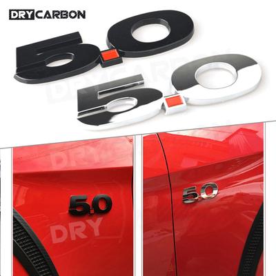 1Pc 3 D 5.0 Emblem Discharge Label Sided Badge Decoration for Mustang Auto Car Side Fender Trunk Body Kits Trim