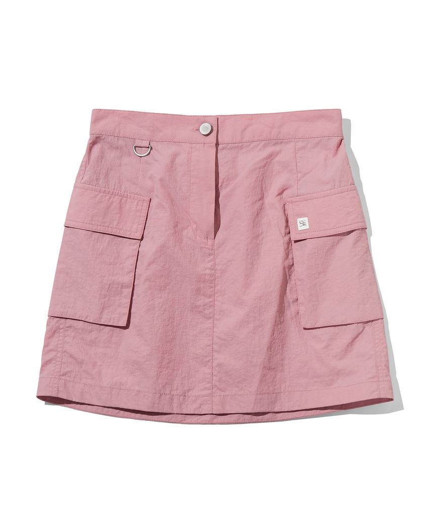 Code Graphy (Women) Cool Cargo Mini Skirt_Indie Pink