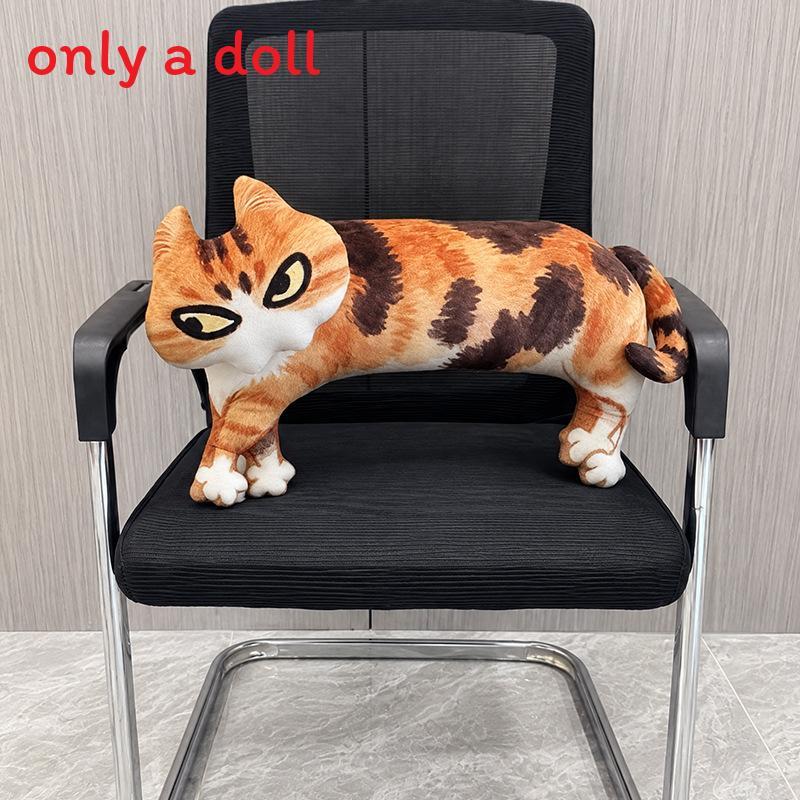 Cat Plush Toy Hanging Keychain With Cartoon Animal Design For Bag Decor And Gifts