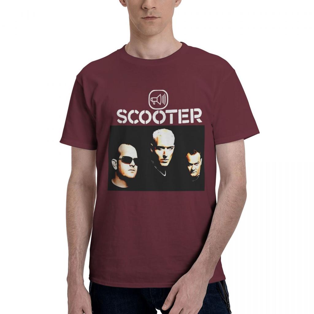 New Scooter Techno Hard Trend German Band 100 Cotton Casual Breathable Confortable Man High End Mens Clothing Funny Gift