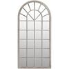 Decorative Mirror - VIDAXL - 90x45 Cm - Vintage Iron - Sand Color - Wall-Mounted Hanging
