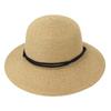 (One Size, Khaki) Women Men Summer Straw Hat Bucket Cap Bucket Hats UV Protection Beach Holiday Sun Hat
