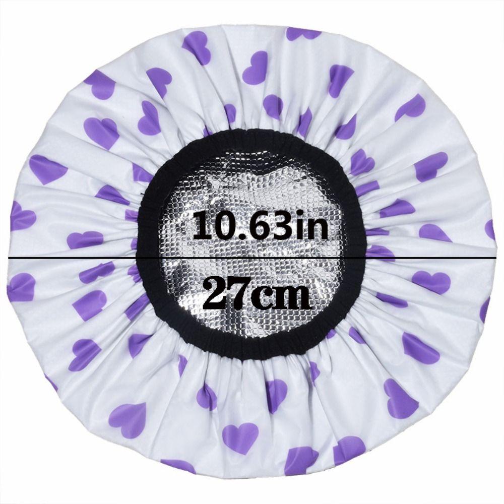 Thickened Self-heating Tin Foil Hat Shower Cap Smooth Hair Oil Baking Cap  Hair Salon