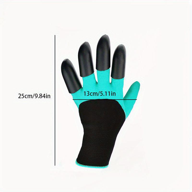 Waterproof Gardening Gloves with Claws Breathable Working Digging Planting Sting-Resistant Non-slip Protective Gear Latex Gloves