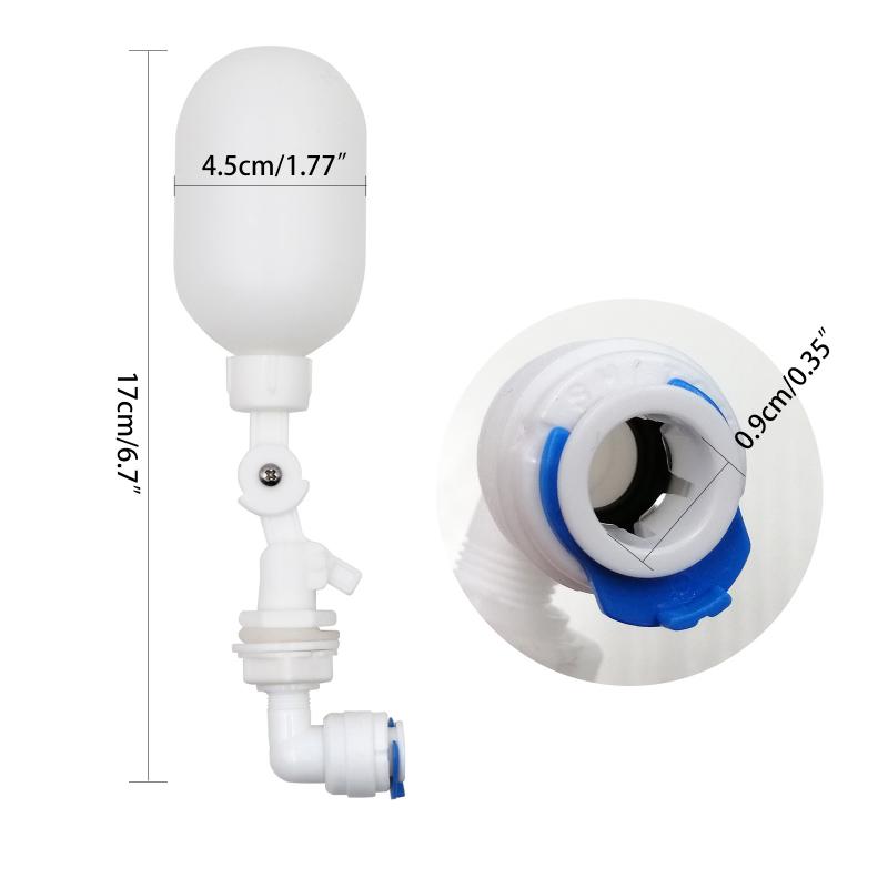 Automatic Plastic Mini Float Ball Valve with Adjustable Arm Filter Float Valve Automatic Water Float Valve for Water Tank Pump