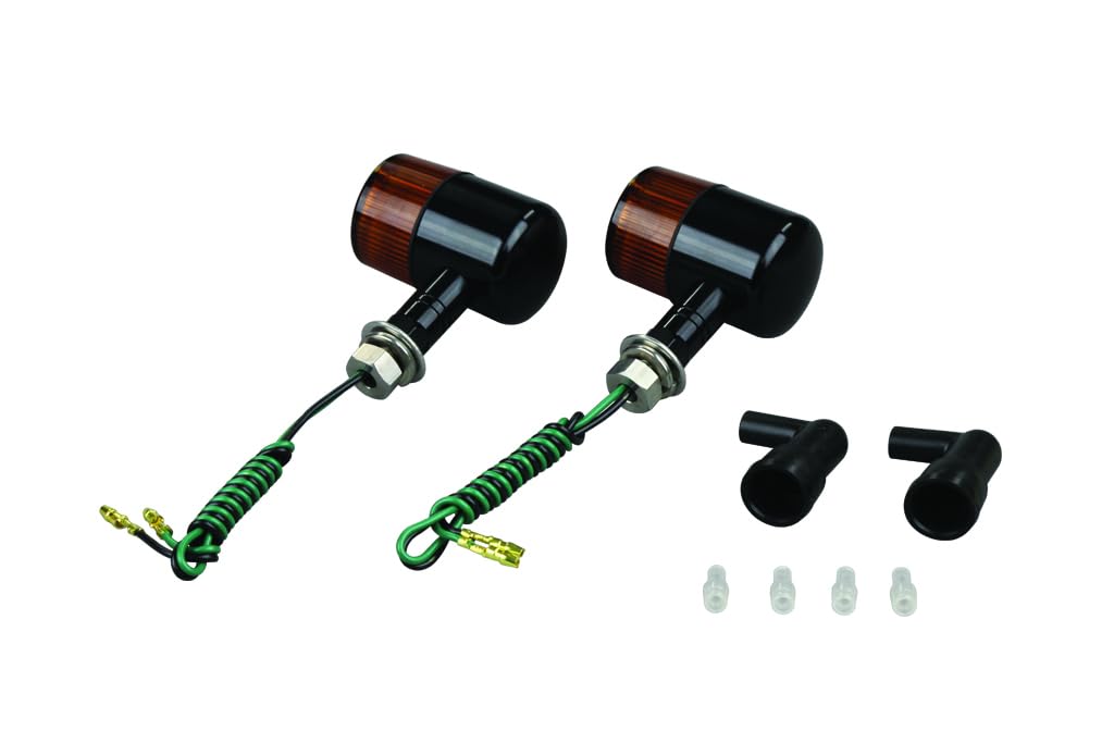 POSH FAITH Motorcycle Supplies Aluminum Machined Turn Signal 71 Type short stay чёрный