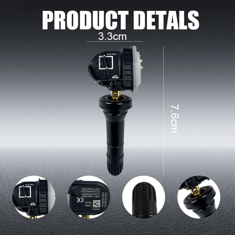 1/4PCS Tire Pressure Monitoring Sensor TPMS EV6T-1A180-CB For Ford F-150 Focus Ecosport Ranger Compatible With EV6T1A180CBTire Pressure Monitoring