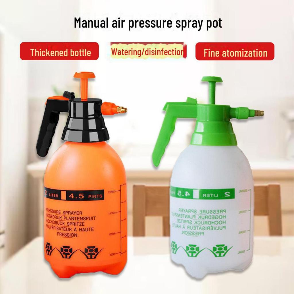 Pressure Spray Bottle for Watering Plants, Flowers, Home Gardening, and Disinfection.
