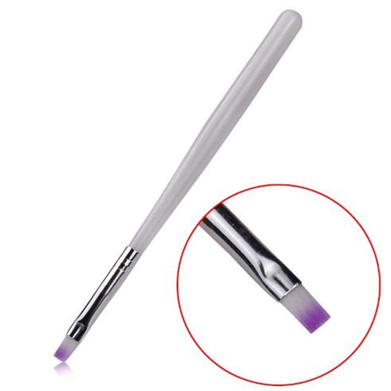 1Pcs DIY Purple Gel Polish Painting Nail Art Sculpture Pen Nail Brush Professional Nail Tool