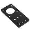 NEMA 17 Anodized Aluminum Stepper Motor Mounting Plate 3D Printer Accessories(Black)