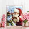 Full Square Round Diamond Painting Christmas Santa Claus Snowman Diamond Embroidery Winter Handmade Gift Craft Kit