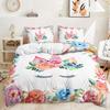 Three-Piece 3D Quilt Cover Unicorn Kit Bedding