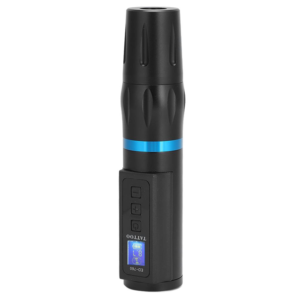 Cordless Tattoo Pen Machine Aluminum Alloy Frame Digital Display High Speed Tattoo Machine
