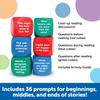 Learning Resources Sponge English Reading Comprehension Set of Authentic Dice, Improvement, 6, LER7022,