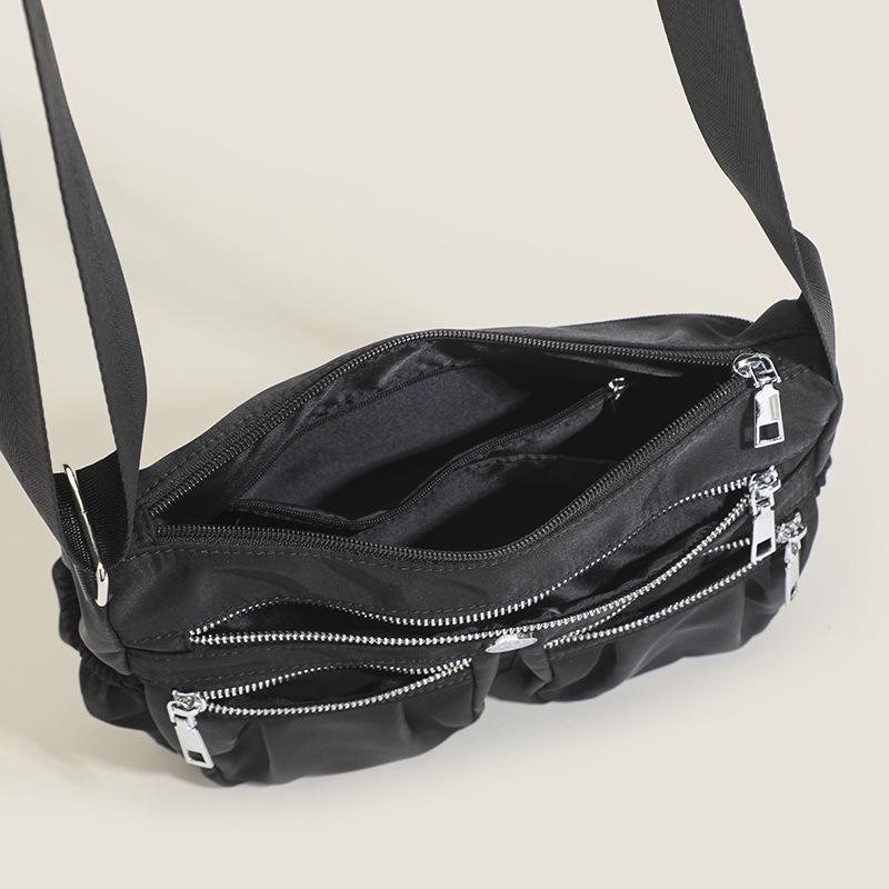 Waterproof Oxford Cloth Mom Bag, Women's Casual Bag, Multi-layer Nylon Single-shoulder Crossbody Bag, Large-capacity Middle-aged Lady Bag