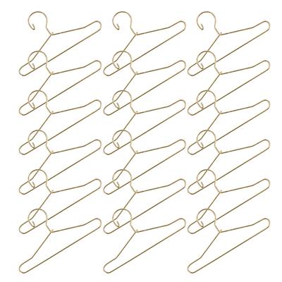 25 Pcs Delicate Small Hanger Mini Miniature Hooks for Dollhouse Clothes Hangers