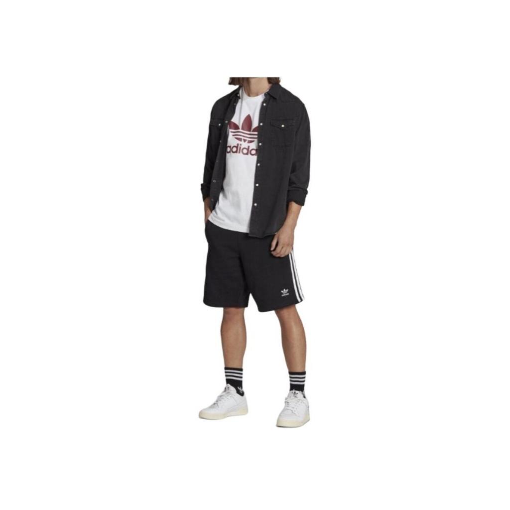 Adidas Originals Solid Pattern Short Sleeve T-Shirt Men Tops White IA4812