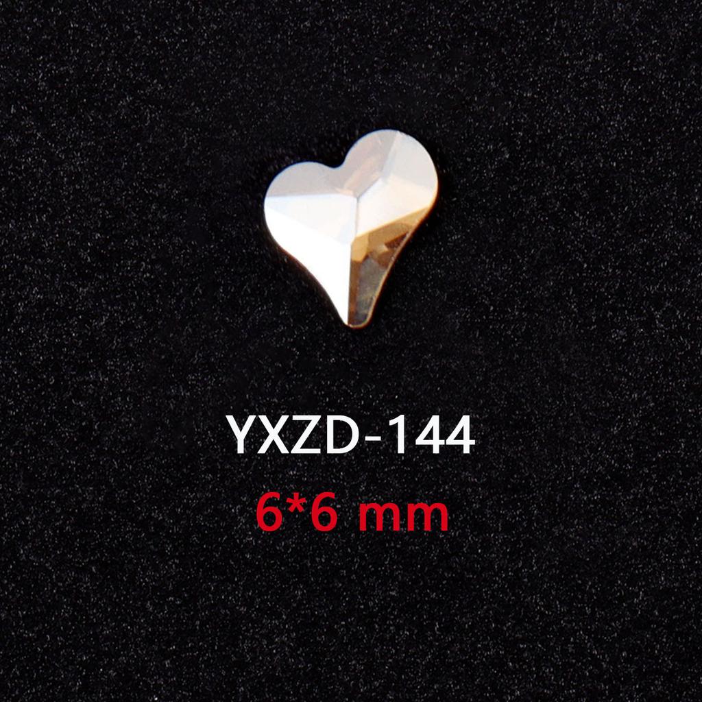 1440 Glas Diamanten mit flachem Boden Gold Champagner Speziell geformte Nageldiamanten DIY Tragematerial für Nägel Nagel Speziell geformte Diamanten Zubehör