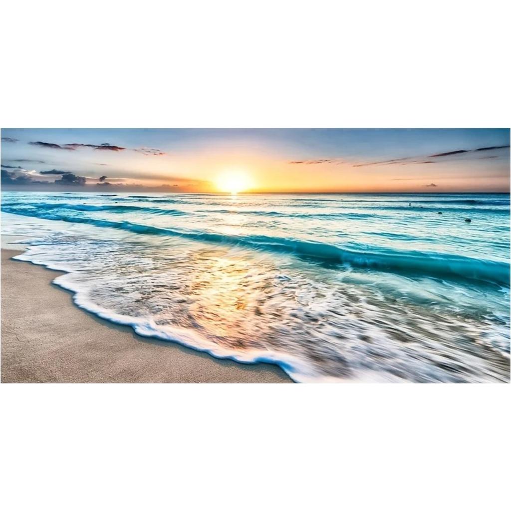 Beach Sunset Wall Art Posters Large Landscape Canvas Painting Print Nordic Wall Decoration Picture For Home Decor