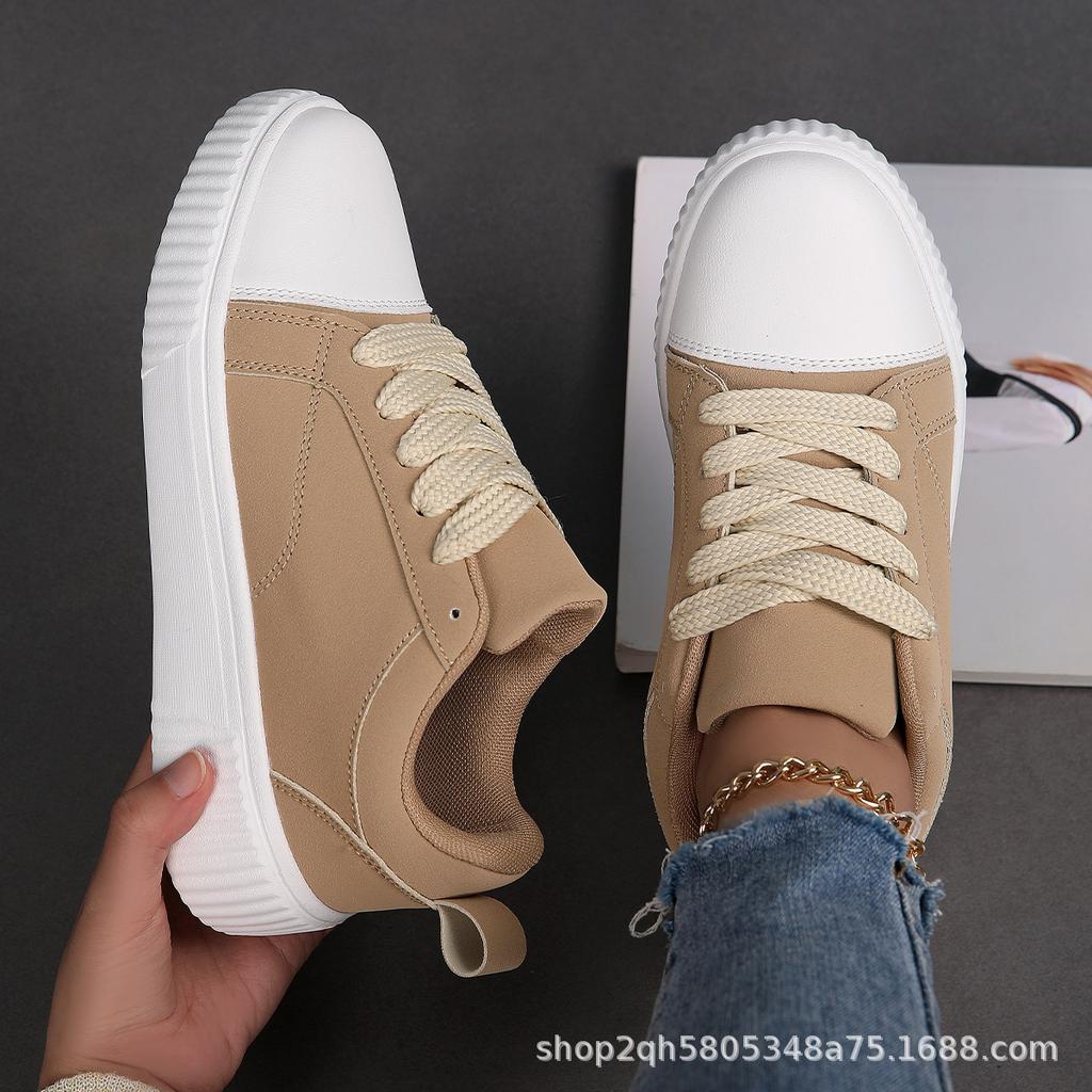 Harajuku canvas shoes platform comfortable breathable belt versatile student sports shoes high-end casual trend