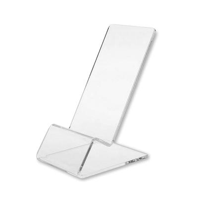 Acrylic Cellphone Rack Indoor Storage Holders Compact Structure Mobile Phone Shelf Shop Use Simple Transparent Display Stand
