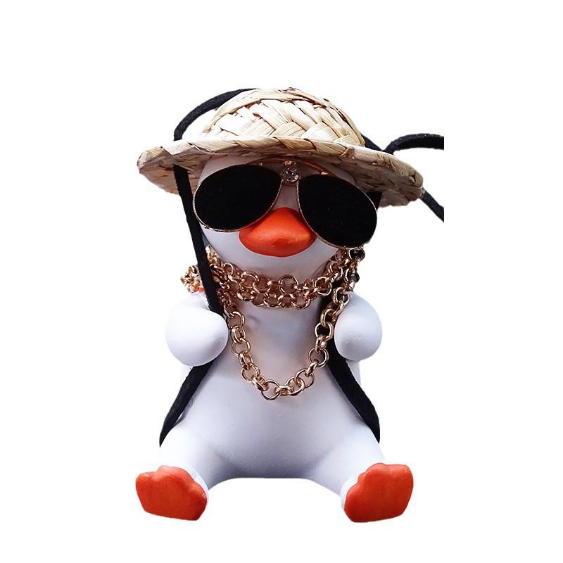 Cartoon Car Pendant Plaster Ornament for Rearview Mirror - Women's Interior Decoration Accessory