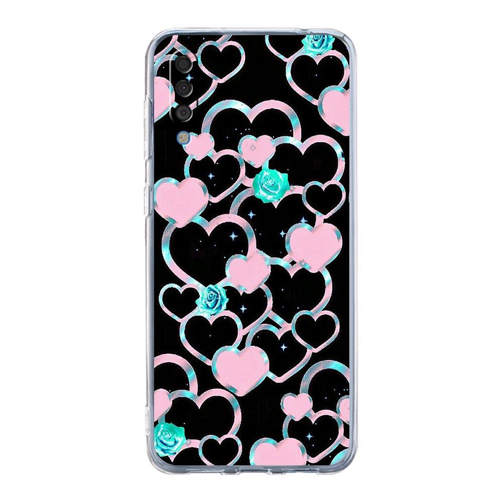 

Gold Rose Love Heart Phone Case For Samsung A54 A52 A50 A70 A30 A40 A20S A20E A12 A14 A16 A22 A24 A42 A34 A32 5G A04s A06 Cover Samsung A24 4G
