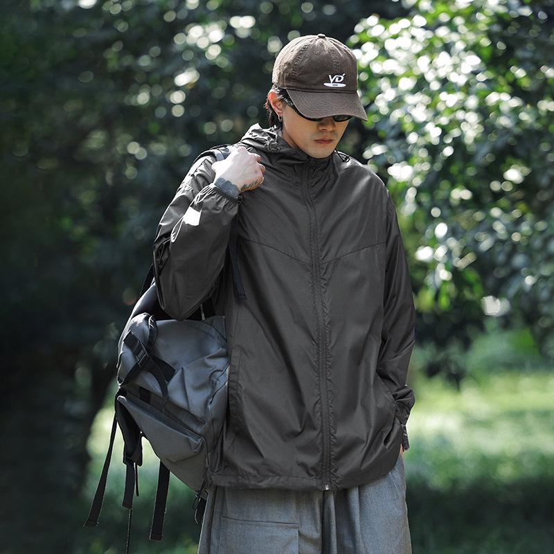 Ice Silk UV Protection Jacket - Unisex Summer Lightweight Sunproof Coat for Fishing & Outdoor Sports