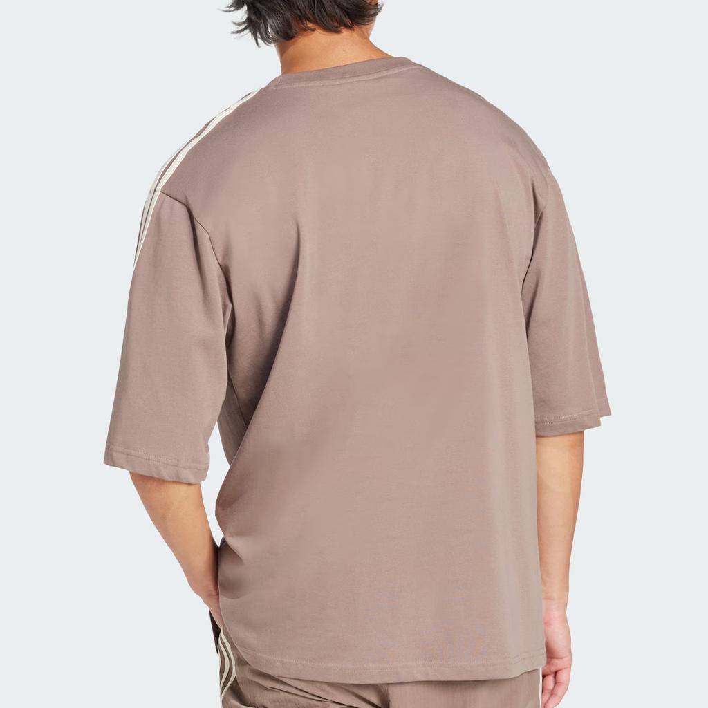 Adidas Originals Adicolor Oversized Crew Neck Short Sleeve T-Shirt Men Tops Shadow-Brown JP1058